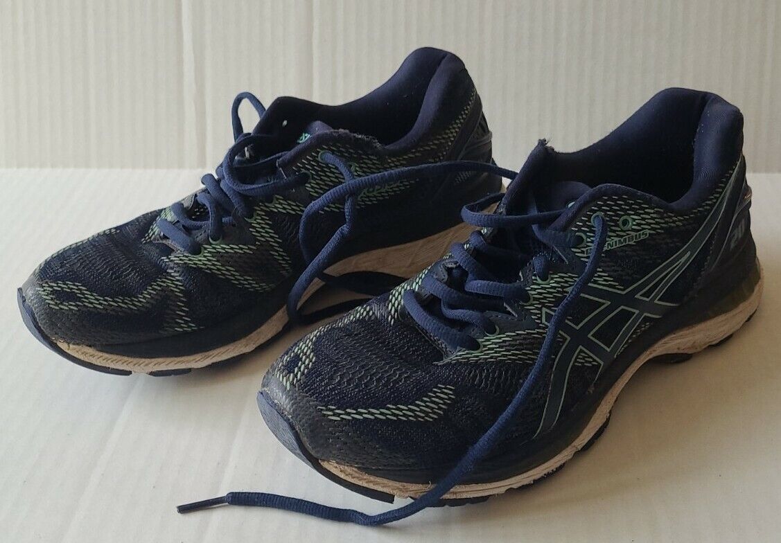 Asics women's gel-nimbus 20 shoe - indigo blue/indigo outlet blue/opal green