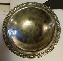 Vintage Onedia Silver Pedestal Fruit Bowl 7.5" 3.5" Tall - $11.88
