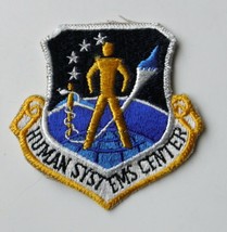 Usa Air Force Human Systems Center Shield Emblem Patch 3 Inches - $5.53