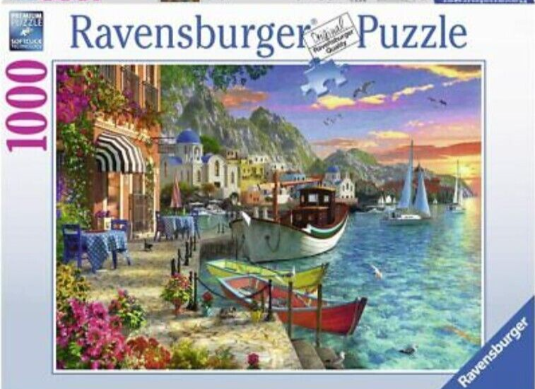Primary image for NEW RAVENSBURGER Jigsaw Puzzle 1000 Pieces Tiles "Grandiose Greece"