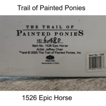 Painted Ponies Epic Horse #1526 Artist Jeffrey Chan Retired 2005 image 4
