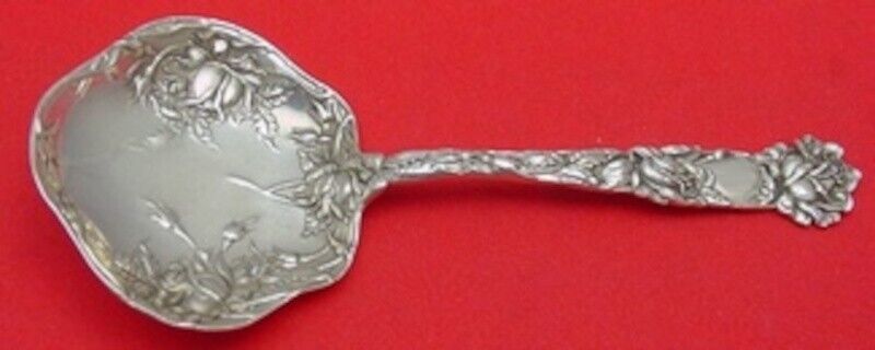 Primary image for Bridal Rose by Alvin Sterling Silver Nut Spoon Fancy Not Pierced 4 1/2" Serving