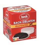 Hoch Back-Oblaten oblaten wafers for baking -GLUTEN FREE - 70mm -FREE SHIP - $11.87