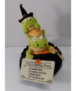 Hallmark Tremblin Toads Stew Pot Singing Frogs Animated Halloween 12&quot; - $26.44