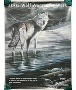 Poster: Wolf Awareness Week, 24&quot; x 18&quot; 2005 Ron Orlando - $14.99