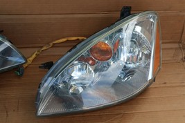 03-04 Nissan Altima Xenon HID Headlight Head Light Lamps Set L&R - POLISHED image 2