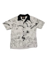 Vintage Naruto 2002 AOP Hypland Mens button Shirt Large S by Masashi Kis... - $33.25