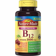 Nature Made Vitamin B-12 3000 MCG Sublingual, 40 Count (Pack of 3) image 1