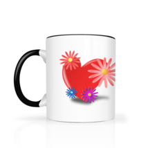 Mother's Day 2 Coffee Mug Gift Idea Heart Love Mom - $19.95
