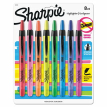 Sharpie Accent Retractable Highlighters Chisel Tip Assorted Colors 8/Set 28101 - $26.99