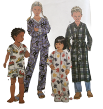 Simplicity Sewing Pattern 9853 Easy to Sew Toddlers Loungewear Pajamas 1... - $5.99