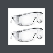 2 Pairs Safety Glasses Anti Fog Scratch Resistant Eye Protection Clear U... - $9.89