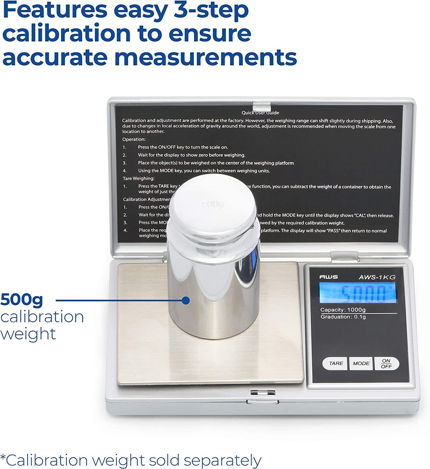 LB-501 DIGITAL BOWL SCALE, 500G X 0.01G