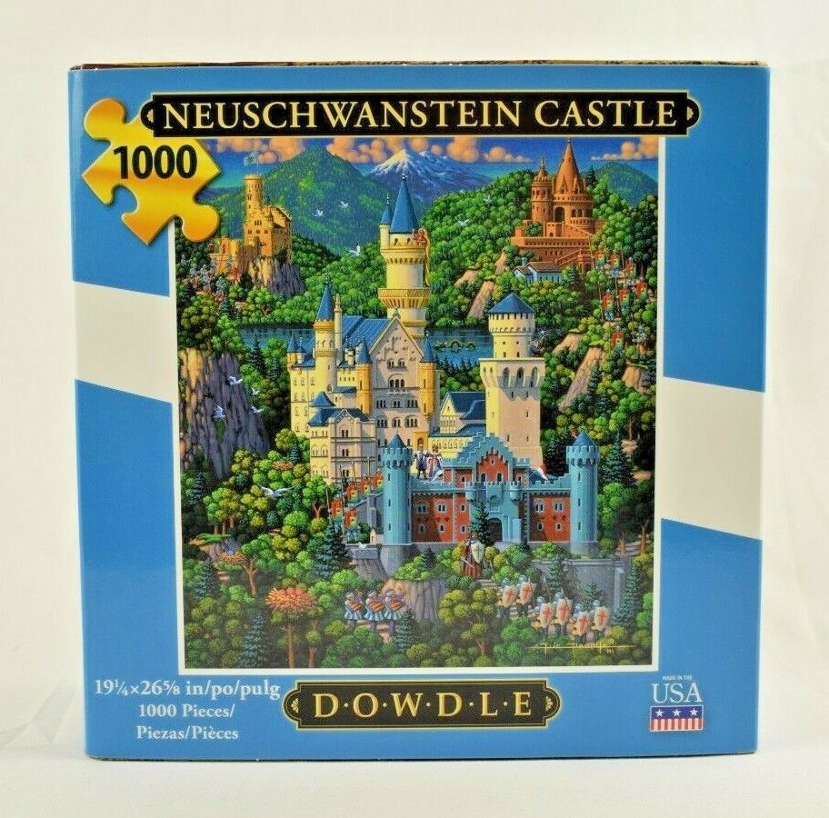 Dowdle Jigsaw Puzzle 3 Pack – 1000 piece Each – Neuschwanstein
