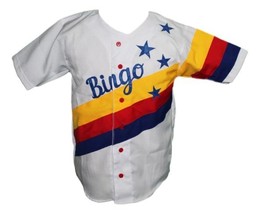 Bingo Long Traveling All Stars Movie Baseball Jersey Button Down White Any Size image 4