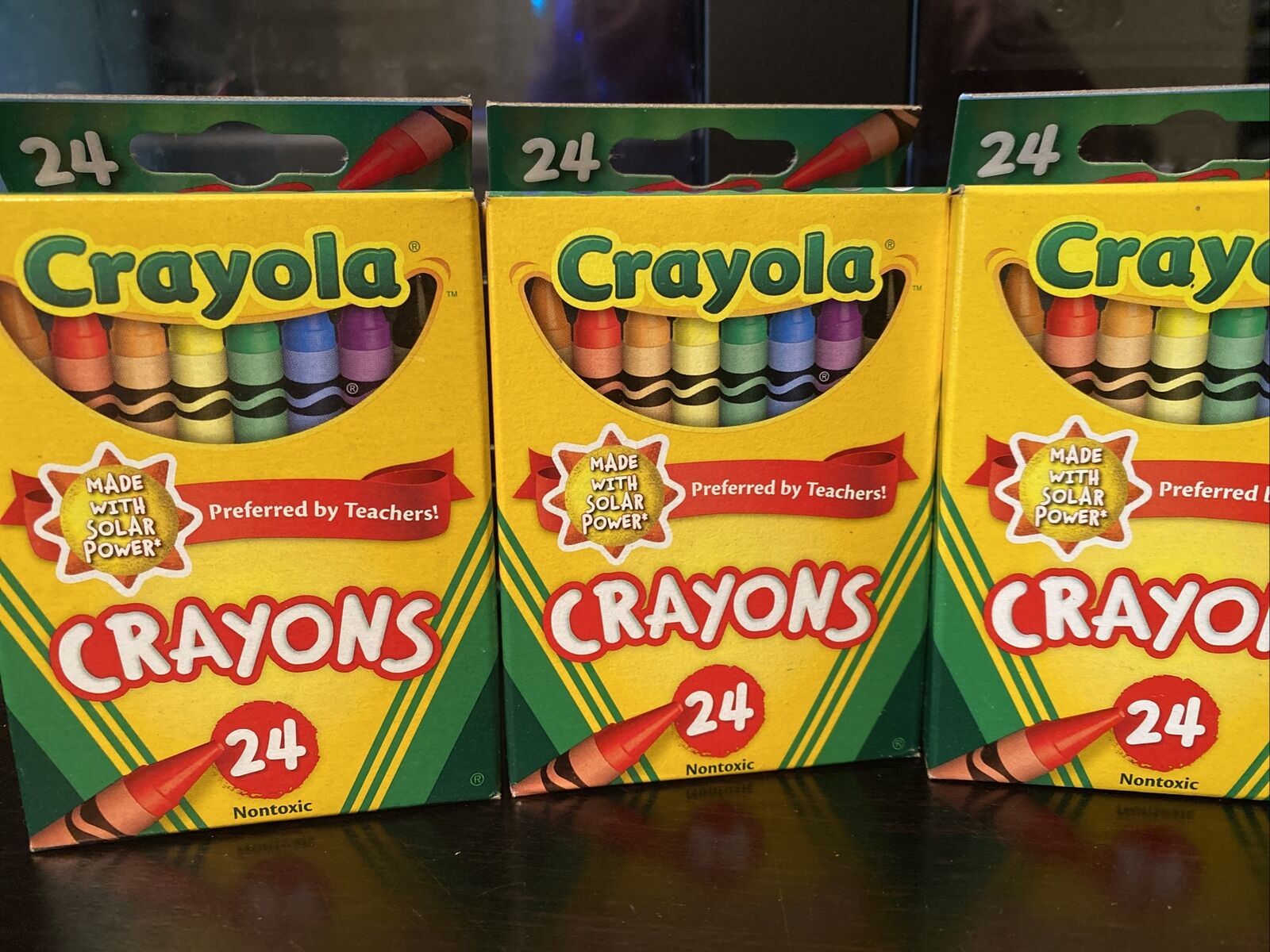 New Crayola Crayons Made With Solar Power 2 box of 24 . Crayons