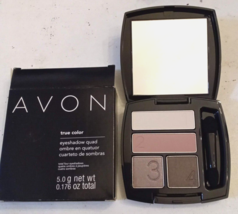 Avon True Color Eye Shadow Quad Barely There NEW Old Stock Retired Shades - $14.78