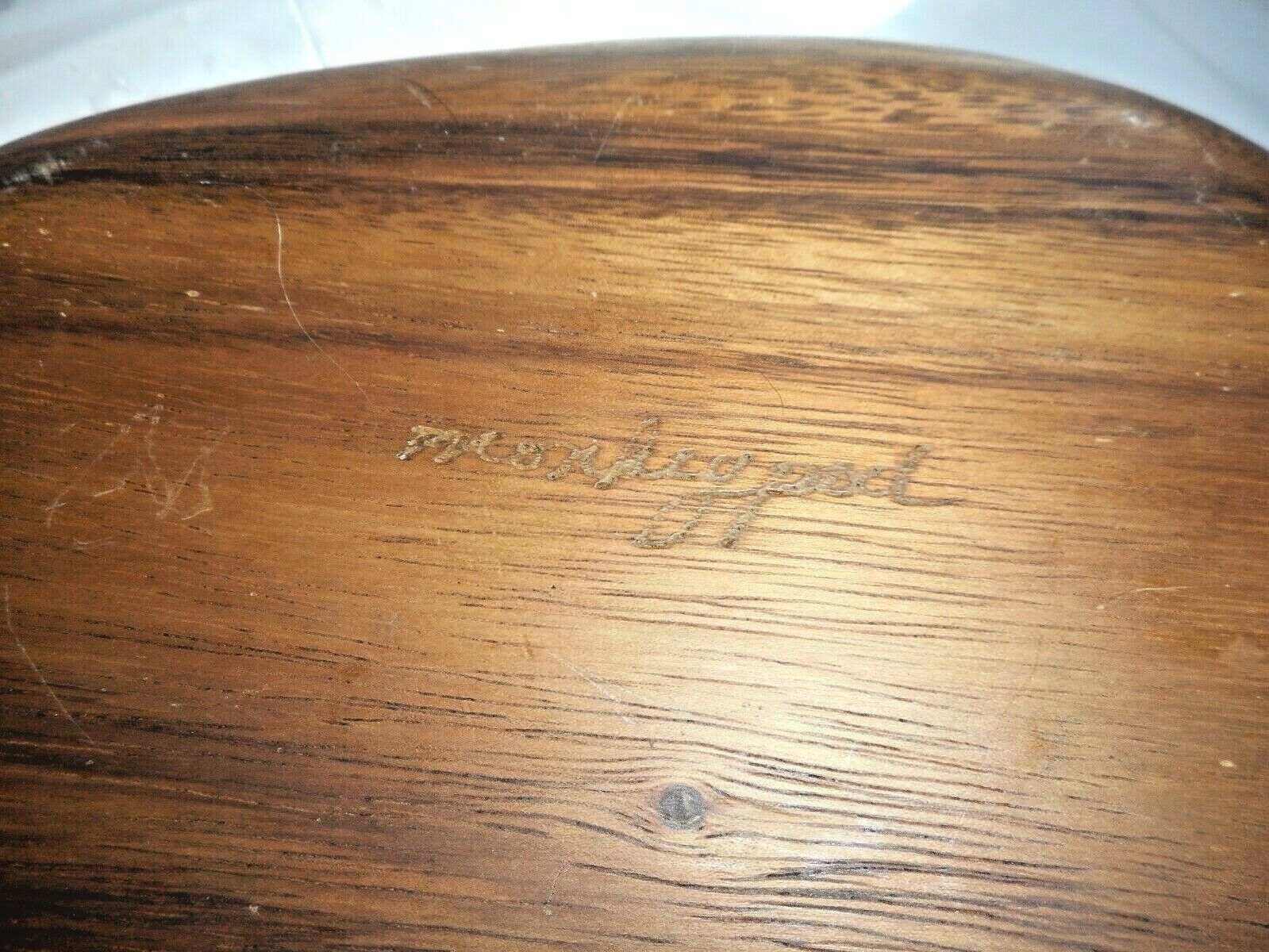 Monkey Pod Pineapple Divided Serving Dish Wooden Tiki Bowl Labeled 2 Sections Dishes, Bowls