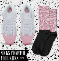 ABS Socks for  Question Mid Pink Toe Bubblegum Love Letter Arctic Shirt1 - $20.69