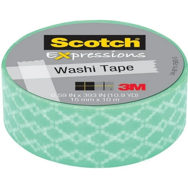 YUBX Exrta Slim Washi Tape Set Random Patterns 80 Rolls+ Bundle