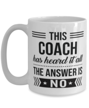 Coffee Mug for Coach - 15 oz Funny Tea Cup For Office Co-Workers Men Women -  - $16.95