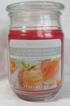 Ashland Scented Candle 17 Oz Large Jar Single Wick Blood Orange Spritzer Summer - $19.60