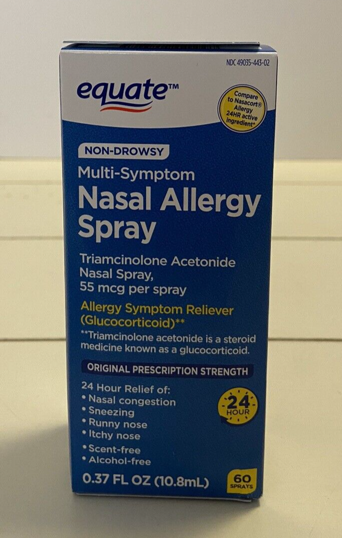Equate Allergy Relief Nasal Spray NonDrowsy and 50 similar items