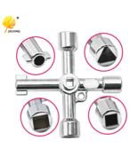 4 Way Universal Cross Triangle Wrench KEY Cabinet Valve Alloy Triangle - $4.99