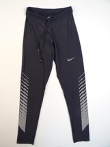 Nike Dri Fit Black Reflective Long Running Tights Men's NWT - $74.99