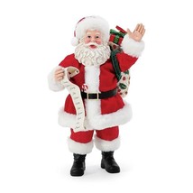 Possible Dreams Santa Statue Waving with Christmas List 10" High Department 56