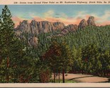 Scene from Grand View Point Mt. Rushmore Highway Black Hills SD Postcard... - $4.99