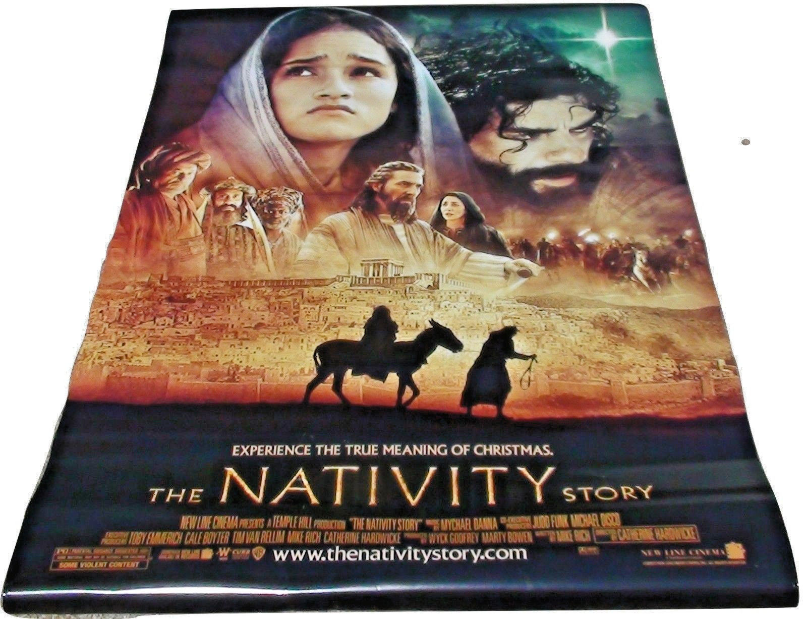 2006 THE NATIVITY STORY Original Movie Theater Banner Poster 48x70 ...