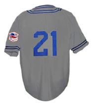 Roberto Clemente #21Santurce Retro Baseball Jersey Grey Any Size image 2