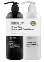 Label.M Colour Stay Shampoo & Conditioner DUO, 25.36 ounces