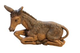 Fontanini Depose Italy Nativity Figurine Resting Donkey 1983 306 VTG Chr... - $50.00