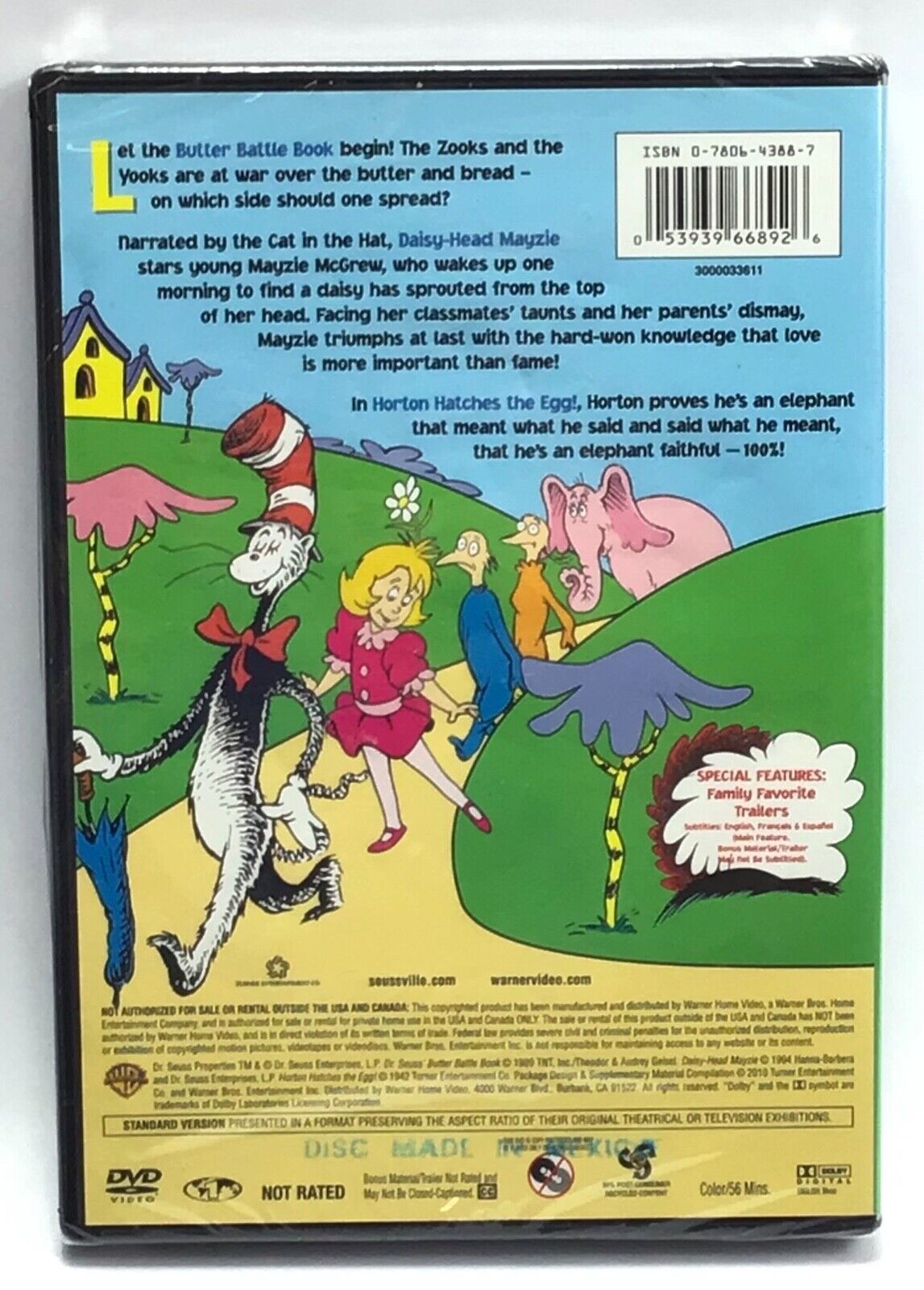 The Best of Dr. Seuss / 2013 Animated DVD / Daisy-Head Mayzie / Horton ...