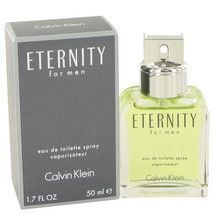 ETERNITY by Calvin Klein Eau De Toilette Spray 1.7 oz - $37.95