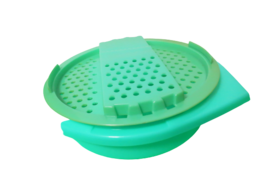 Vintage Tupperware Salad Grater Cheese Grater Jadite Green