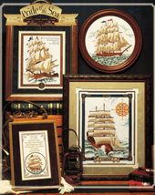 Cross Stitch Pride of the Sea Ships Nautical Sailing Gunvor Stoney Creek Pattern - $13.99