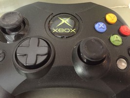 Microsoft Xbox S-Type Black Controller Original x08-69873 - $14.84