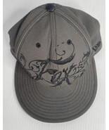 Fox Racing Fitted Baseball Cap Hat Grey Black Lid New Era Size 7 1/8- 59... - $19.75