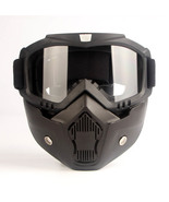unisex vintage helmet safety riding mask windproof goggles  - $19.00