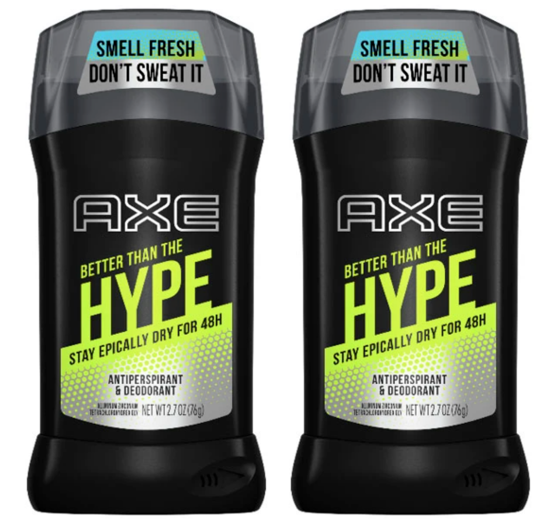 2 AXE Men Antiperspirant Deodorant Better Than The Hype 2.7 oz. Each
