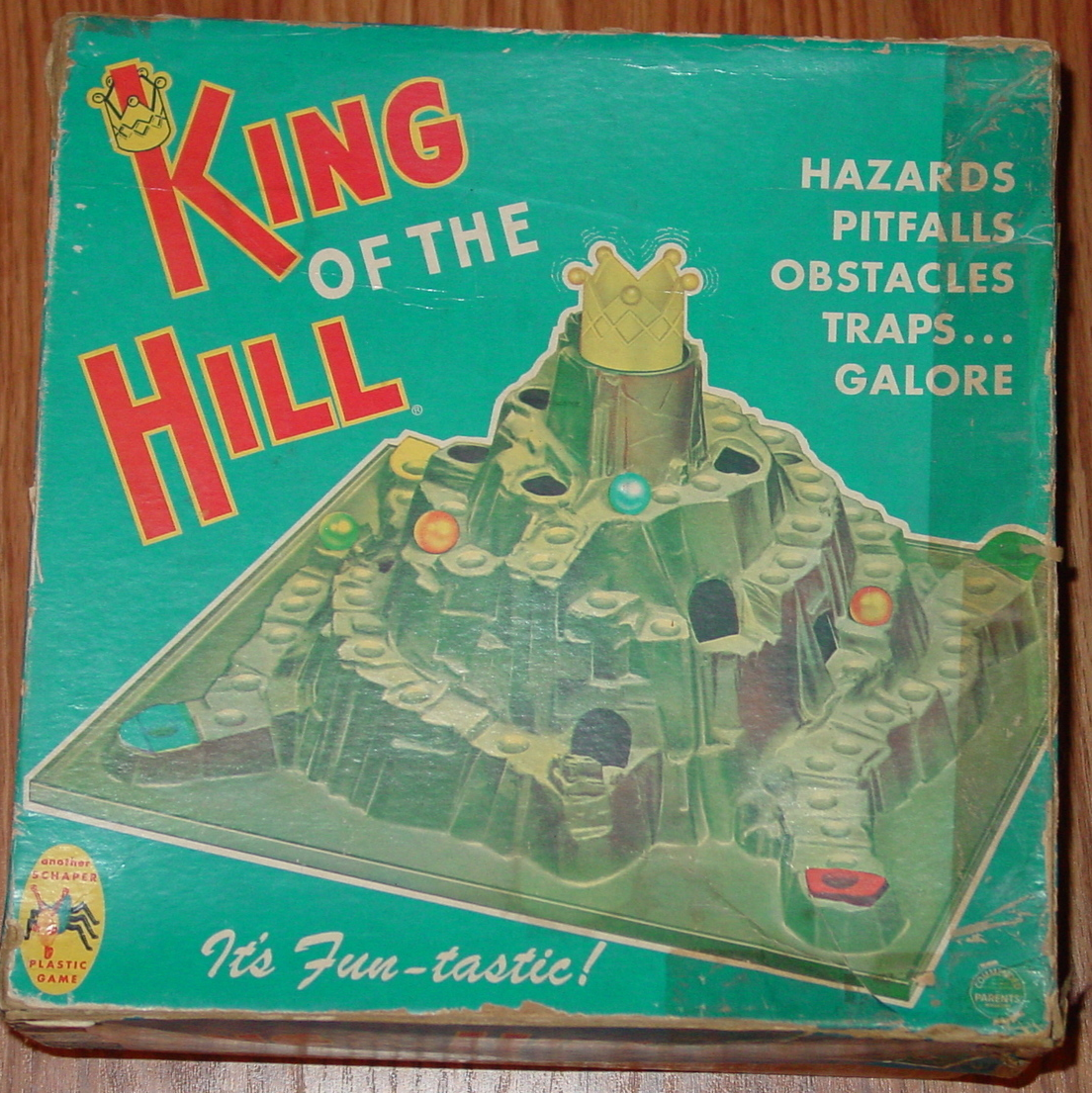 KING OF THE HILL GAME 1964 SCHAPER #425 MADE IN USA COMPLETE EXCELLENT