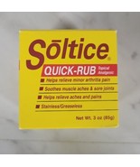 Soltice Quick Rub Topical Pain Reliever 1.33 Ounces - $38.79