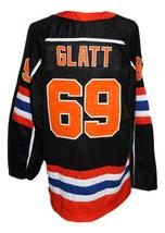 Any Name Number Halifax Highlanders Retro Hockey Jersey Black Glatt Any Size image 2