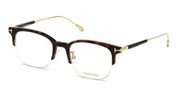 Brand New Tom Ford Tf 5645-D 052 HAVANA-GOLD Authentic Eyeglasses Frame 52-21 - $198.69