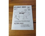 Lot Of (4) Walter Buchanan Diplomacy World Magazines 35-38 - $42.76