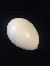 Vintage early 1900s white glass Darning Egg / nesting egg image 2