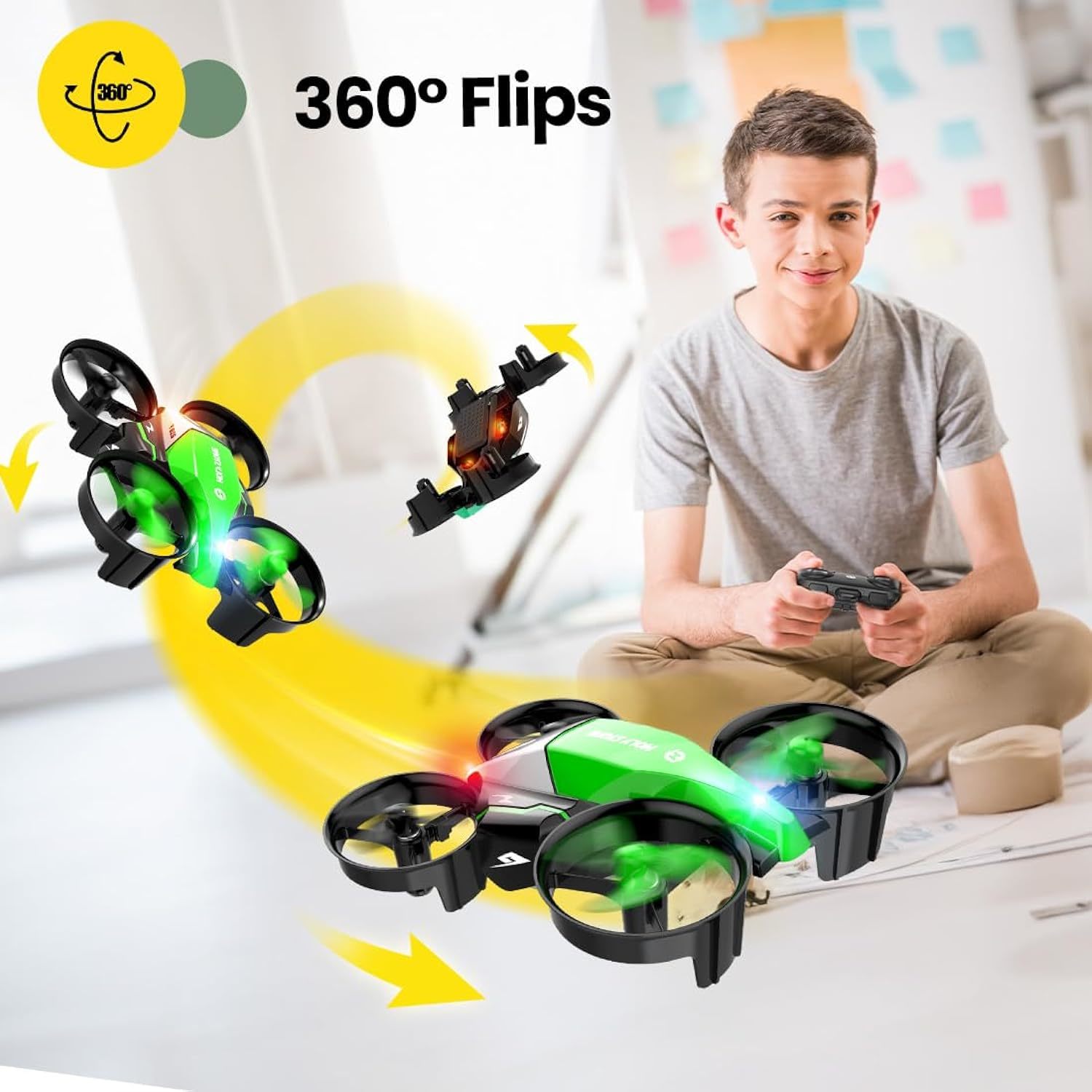 Holy Stone HS210F Mini Drone for Kids, 2 in 1 Small Indoor RC ...